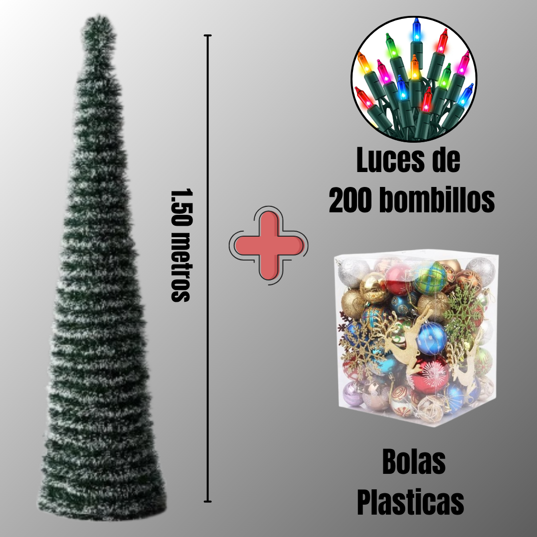 Tu kit navideño completo: árboles y luces en minutos