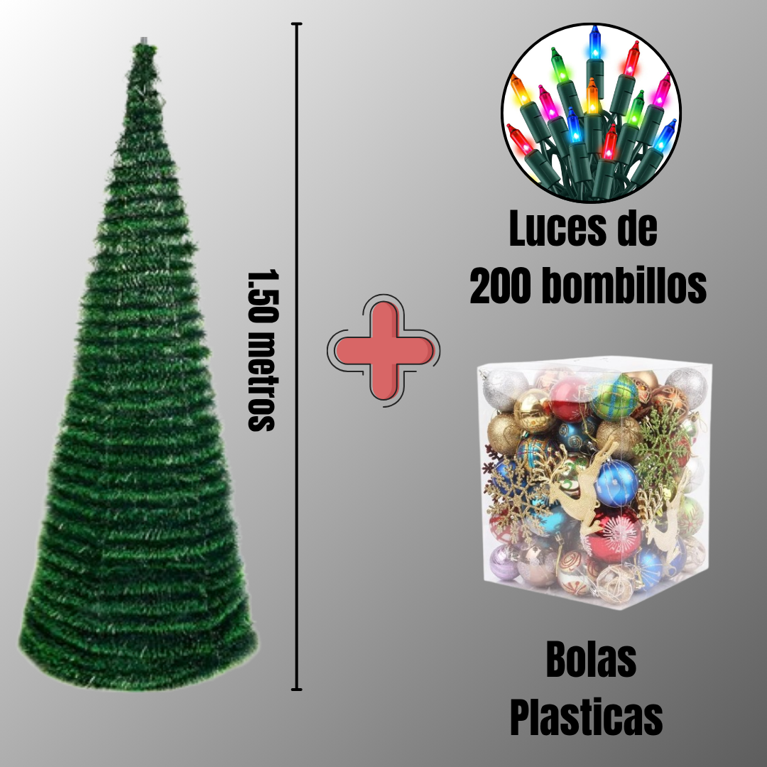Tu kit navideño completo: árboles y luces en minutos